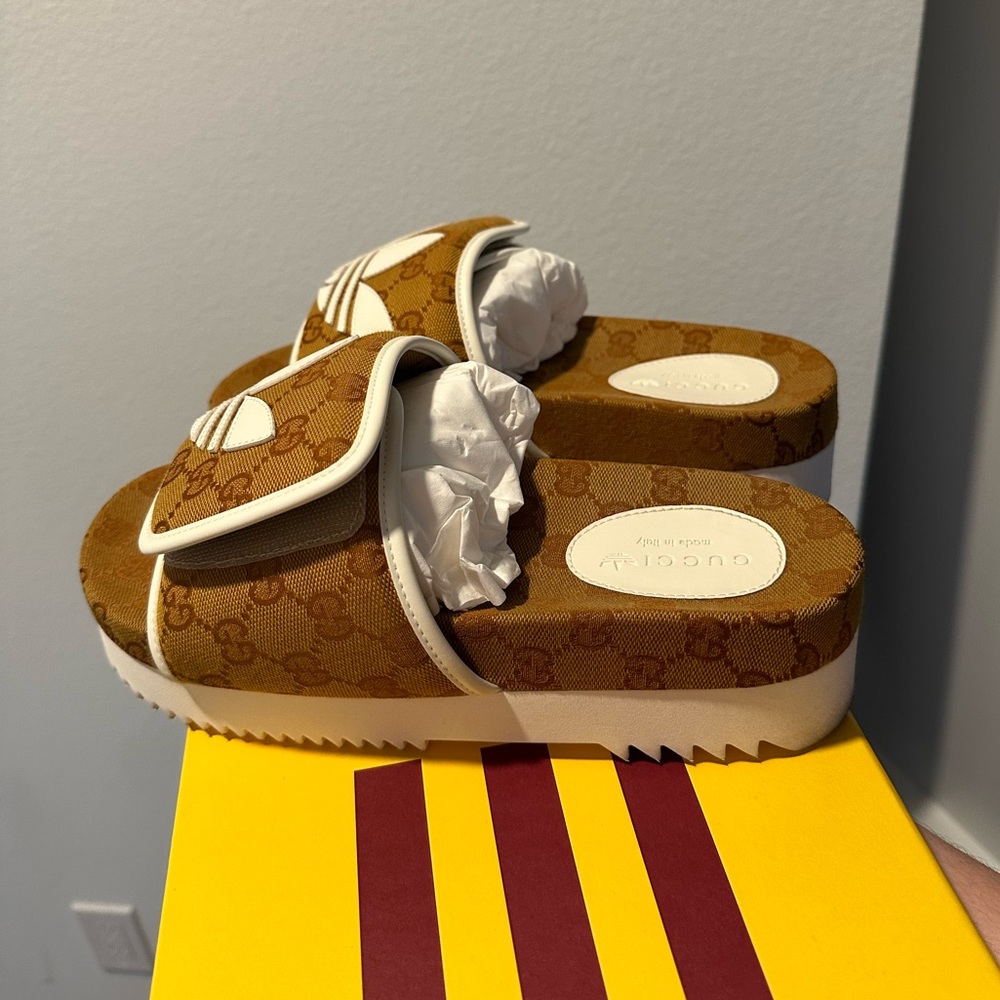 Adidas X Gucci GG Platform Sandal - Picture 4 of 7
